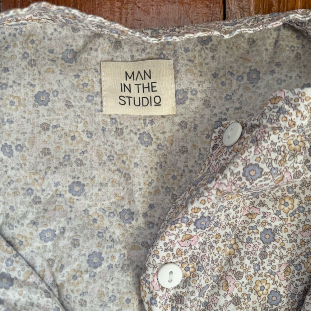 Man In The Studio Floral Button-Up Set - Picture 2 of 2
